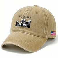 Greek Mythology Poseidon Dartist Washed Cotton Baseball Cap King Of Dart Thrower