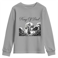 Greek Mythology Poseidon Dartist Youth Sweatshirt King Of Dart Thrower - Wonder Print Shop