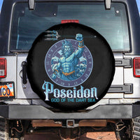 Ancient Greek Mythology Poseidon Dartist Spare Tire Cover God Of The Dart Sea Trident - Wonder Print Shop