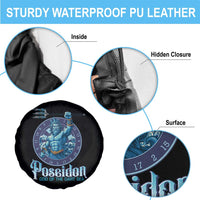 Ancient Greek Mythology Poseidon Dartist Spare Tire Cover God Of The Dart Sea Trident - Wonder Print Shop