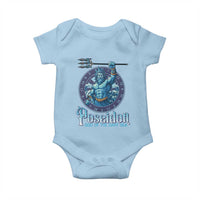 Ancient Greek Mythology Poseidon Dartist Baby Onesie God Of The Dart Sea Trident - Wonder Print Shop