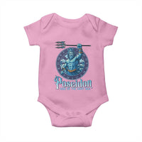 Ancient Greek Mythology Poseidon Dartist Baby Onesie God Of The Dart Sea Trident - Wonder Print Shop