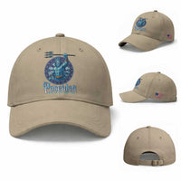 Ancient Greek Mythology Poseidon Dartist Baseball Cap God Of The Dart Sea Trident