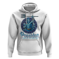 Ancient Greek Mythology Poseidon Dartist Hoodie God Of The Dart Sea Trident - Wonder Print Shop
