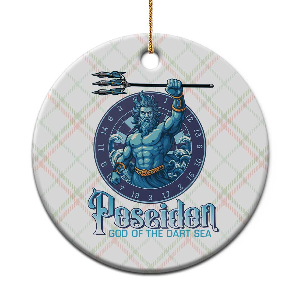 Ancient Greek Mythology Poseidon Dartist Ceramic Ornament God Of The Dart Sea Trident - Wonder Print Shop
