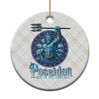 Ancient Greek Mythology Poseidon Dartist Ceramic Ornament God Of The Dart Sea Trident - Wonder Print Shop