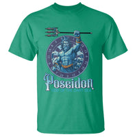 Ancient Greek Mythology Poseidon Dartist T Shirt God Of The Dart Sea Trident - Wonder Print Shop