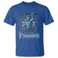 Ancient Greek Mythology Poseidon Dartist T Shirt God Of The Dart Sea Trident - Wonder Print Shop