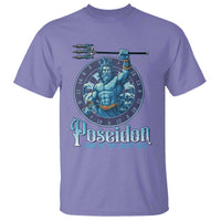 Ancient Greek Mythology Poseidon Dartist T Shirt God Of The Dart Sea Trident - Wonder Print Shop
