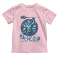 Ancient Greek Mythology Poseidon Dartist Toddler T Shirt God Of The Dart Sea Trident - Wonder Print Shop