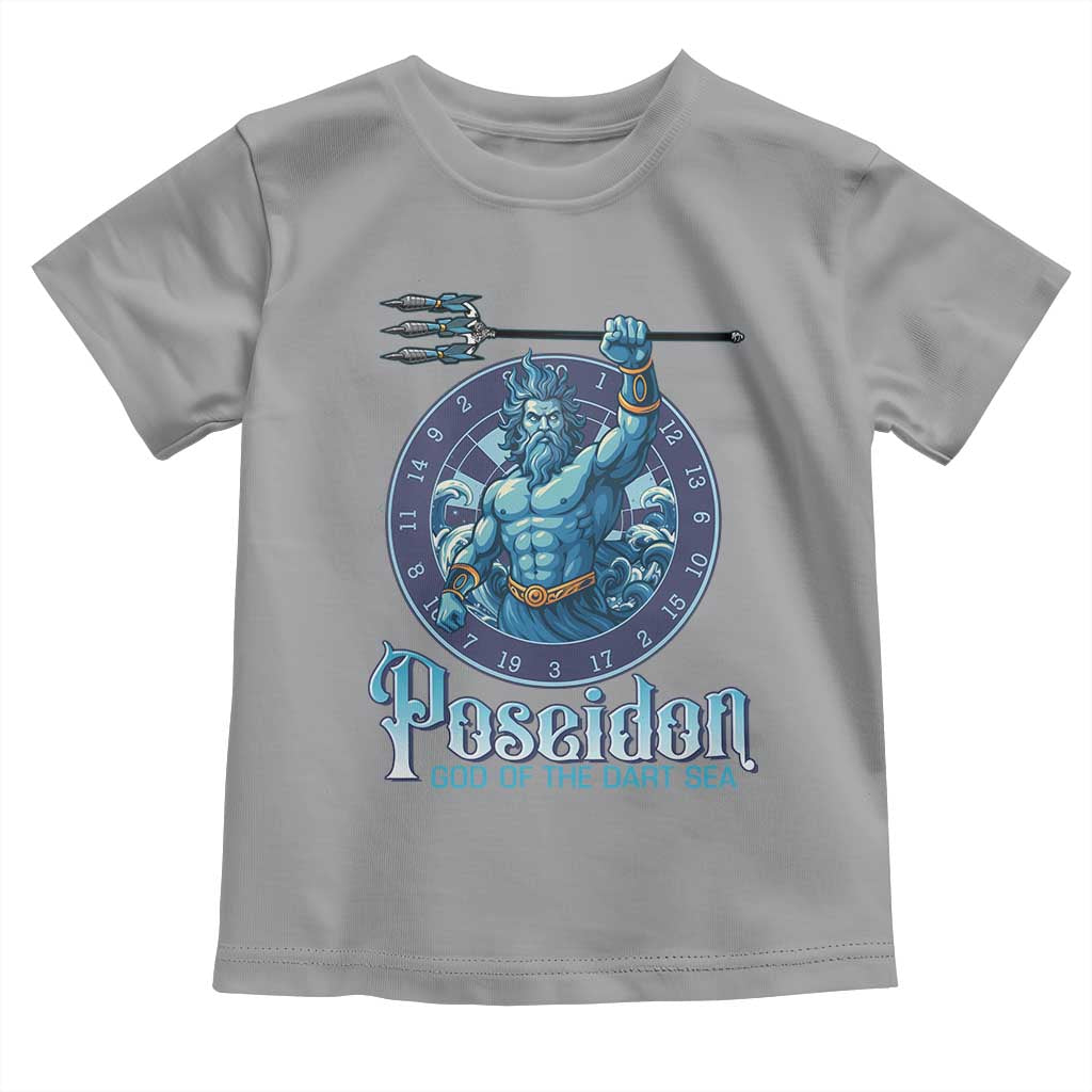 Ancient Greek Mythology Poseidon Dartist Toddler T Shirt God Of The Dart Sea Trident - Wonder Print Shop