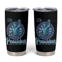 Ancient Greek Mythology Poseidon Dartist Tumbler Cup God Of The Dart Sea Trident - Wonder Print Shop