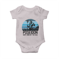 Ancient Greek Mythology Poseidon Dartist Baby Onesie Dart King Of The Sea Trident - Wonder Print Shop