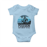 Ancient Greek Mythology Poseidon Dartist Baby Onesie Dart King Of The Sea Trident - Wonder Print Shop