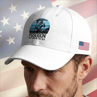 Ancient Greek Mythology Poseidon Dartist Baseball Cap Dart King Of The Sea Trident