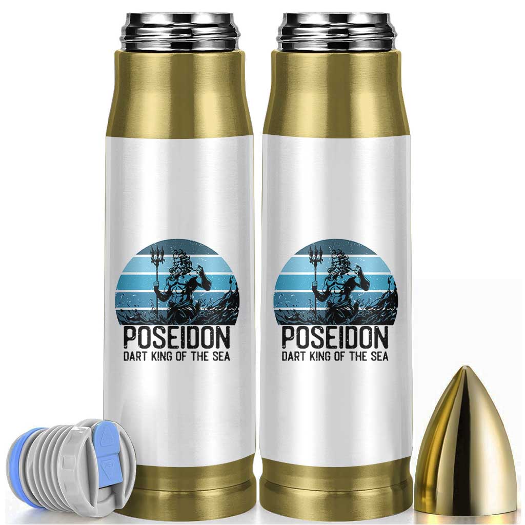 Ancient Greek Mythology Poseidon Dartist Bullet Tumbler Dart King Of The Sea Trident - Wonder Print Shop