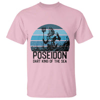 Ancient Greek Mythology Poseidon Dartist T Shirt Dart King Of The Sea Trident - Wonder Print Shop