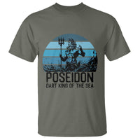 Ancient Greek Mythology Poseidon Dartist T Shirt Dart King Of The Sea Trident - Wonder Print Shop