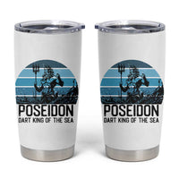 Ancient Greek Mythology Poseidon Dartist Tumbler Cup Dart King Of The Sea Trident - Wonder Print Shop
