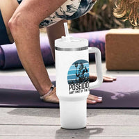 Ancient Greek Mythology Poseidon Dartist Tumbler With Handle Dart King Of The Sea Trident - Wonder Print Shop