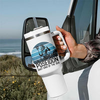 Ancient Greek Mythology Poseidon Dartist Tumbler With Handle Dart King Of The Sea Trident - Wonder Print Shop