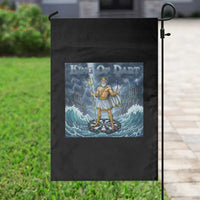 Greek Mythology Poseidon Dart Player Garden Flag King Of Dart Trident Thrower - Wonder Print Shop