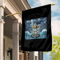 Greek Mythology Poseidon Dart Player Garden Flag King Of Dart Trident Thrower - Wonder Print Shop