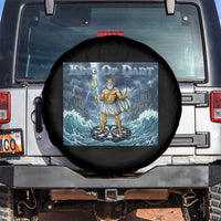 Greek Mythology Poseidon Dart Player Spare Tire Cover King Of Dart Trident Thrower - Wonder Print Shop