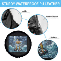 Greek Mythology Poseidon Dart Player Spare Tire Cover King Of Dart Trident Thrower - Wonder Print Shop