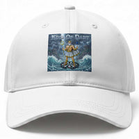 Greek Mythology Poseidon Dart Player Baseball Cap King Of Dart Trident Thrower