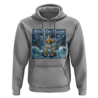 Greek Mythology Poseidon Dart Player Hoodie King Of Dart Trident Thrower - Wonder Print Shop