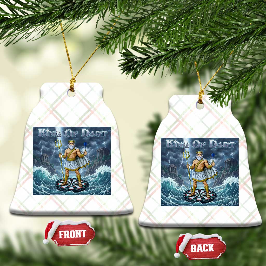 Greek Mythology Poseidon Dart Player Ceramic Ornament King Of Dart Trident Thrower - Wonder Print Shop