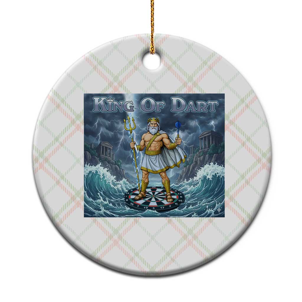 Greek Mythology Poseidon Dart Player Ceramic Ornament King Of Dart Trident Thrower - Wonder Print Shop