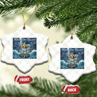 Greek Mythology Poseidon Dart Player Ceramic Ornament King Of Dart Trident Thrower - Wonder Print Shop