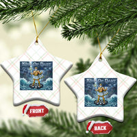 Greek Mythology Poseidon Dart Player Ceramic Ornament King Of Dart Trident Thrower - Wonder Print Shop