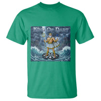 Greek Mythology Poseidon Dart Player T Shirt King Of Dart Trident Thrower - Wonder Print Shop