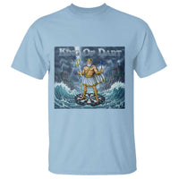 Greek Mythology Poseidon Dart Player T Shirt King Of Dart Trident Thrower - Wonder Print Shop