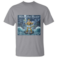 Greek Mythology Poseidon Dart Player T Shirt King Of Dart Trident Thrower - Wonder Print Shop