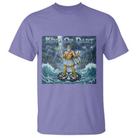 Greek Mythology Poseidon Dart Player T Shirt King Of Dart Trident Thrower - Wonder Print Shop