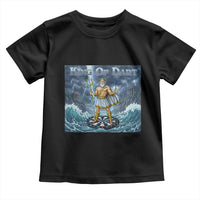 Greek Mythology Poseidon Dart Player Toddler T Shirt King Of Dart Trident Thrower - Wonder Print Shop