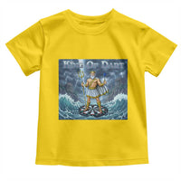 Greek Mythology Poseidon Dart Player Toddler T Shirt King Of Dart Trident Thrower - Wonder Print Shop