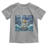 Greek Mythology Poseidon Dart Player Toddler T Shirt King Of Dart Trident Thrower - Wonder Print Shop