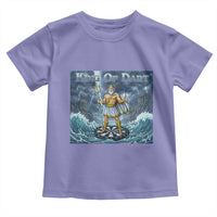 Greek Mythology Poseidon Dart Player Toddler T Shirt King Of Dart Trident Thrower - Wonder Print Shop