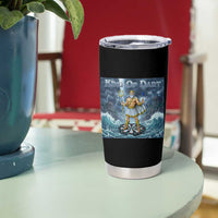 Greek Mythology Poseidon Dart Player Tumbler Cup King Of Dart Trident Thrower - Wonder Print Shop