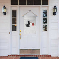 Black Cat Lord Darts Player Garden Flag Funny Space Scifi Dartist Gift - Wonder Print Shop