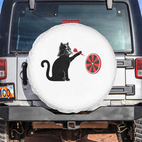 Black Cat Lord Darts Player Spare Tire Cover Funny Space Scifi Dartist Gift - Wonder Print Shop