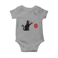 Black Cat Lord Darts Player Baby Onesie Funny Space Scifi Dartist Gift - Wonder Print Shop