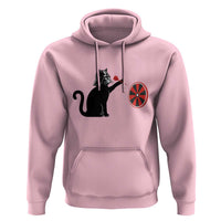 Black Cat Lord Darts Player Hoodie Funny Space Scifi Dartist Gift - Wonder Print Shop