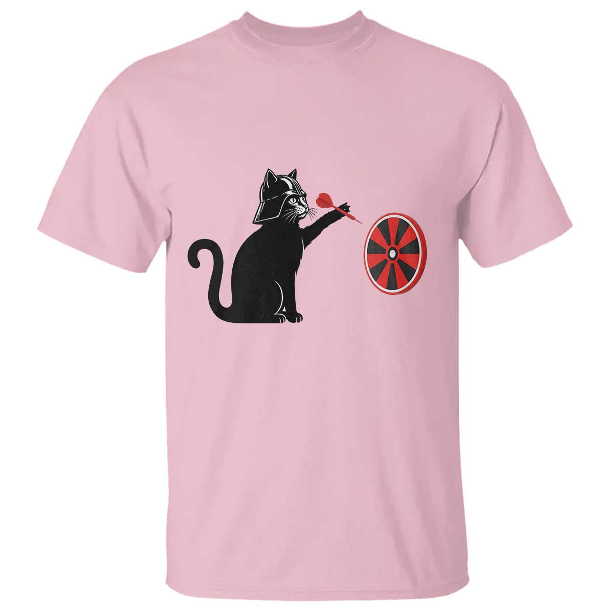 Black Cat Lord Darts Player T Shirt Funny Space Scifi Dartist Gift - Wonder Print Shop