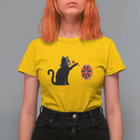 Black Cat Lord Darts Player T Shirt For Women Funny Space Scifi Dartist Gift - Wonder Print Shop